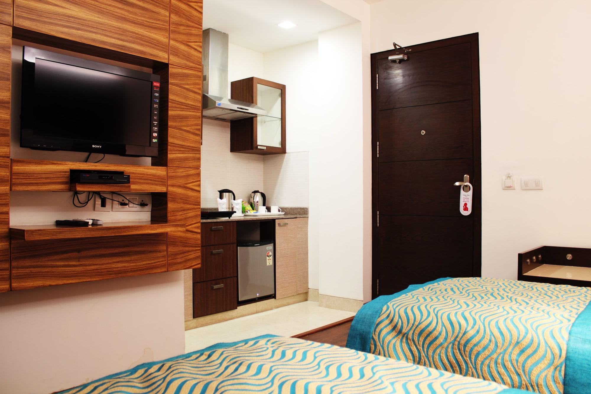 Stately Suites Mg Road Gurgaon Exterior foto